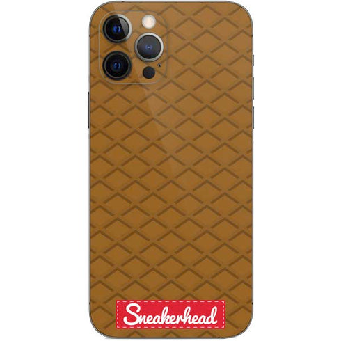 Sneakerhead Gold Pattern iPhone 12 Pro Skin