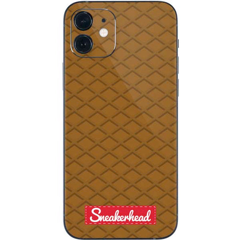 Sneakerhead Gold Pattern iPhone 12 Skin