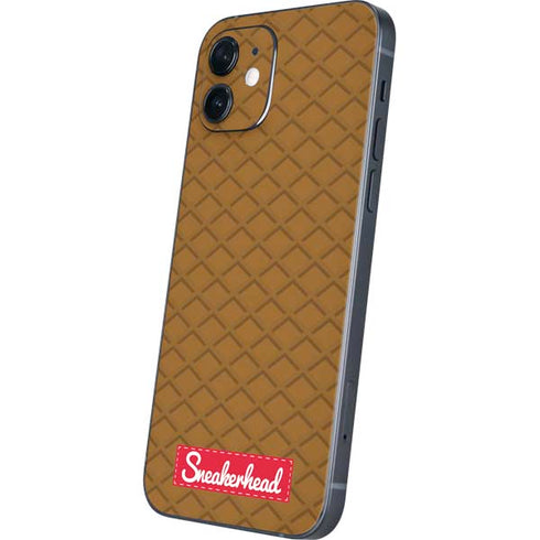 Sneakerhead Gold Pattern iPhone 12 Skin