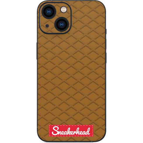 Sneakerhead Gold Pattern iPhone 13 Mini Skin