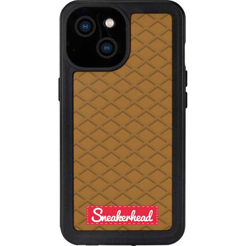 Sneakerhead Gold Pattern iPhone 13 Mini Waterproof Case
