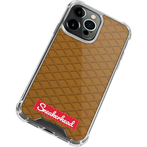 Sneakerhead Gold Pattern iPhone 13 Pro Clear Case