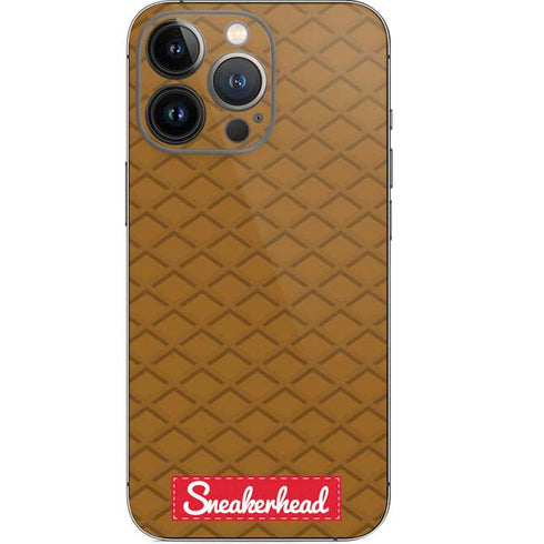 Sneakerhead Gold Pattern iPhone 13 Pro Skin