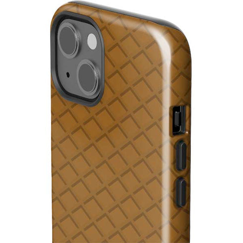 Sneakerhead Gold Pattern iPhone 15 Plus Impact Case