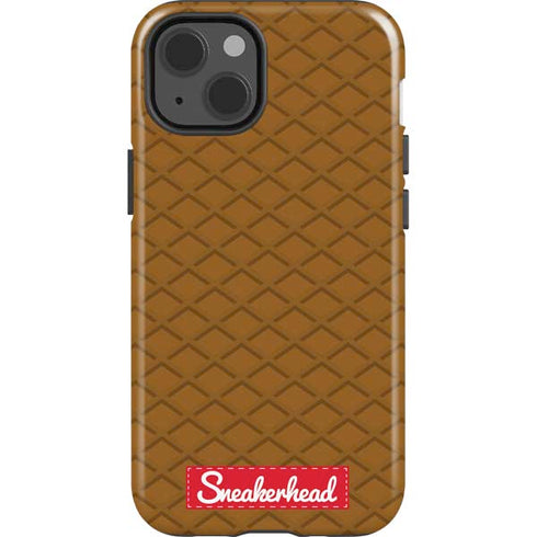 Sneakerhead Gold Pattern iPhone 15 Impact Case