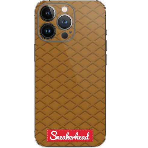 Sneakerhead Gold Pattern iPhone 15 Pro Skin