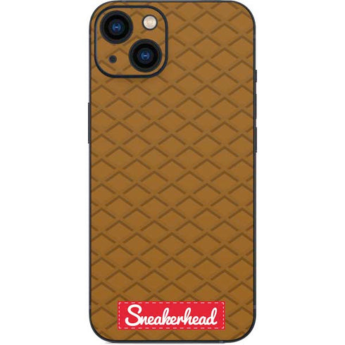 Sneakerhead Gold Pattern iPhone 15 Skin