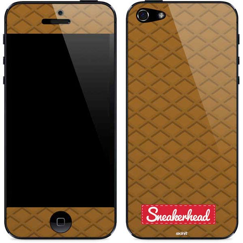 Sneakerhead Gold Pattern iPhone 5/5s/5SE Skin