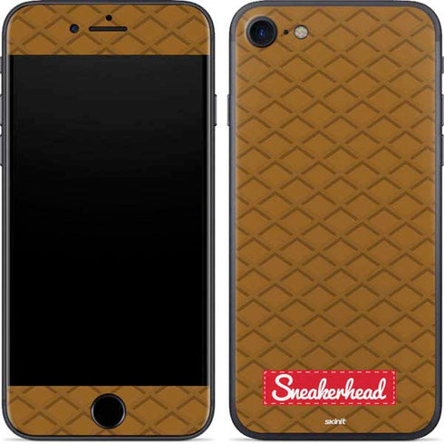 Sneakerhead Gold Pattern iPhone 8 Skin