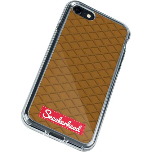 Sneakerhead Gold Pattern iPhone SE (2nd & 3rd Gen) Clear Case