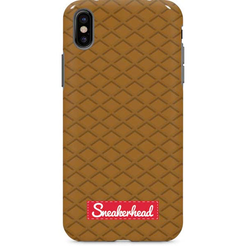 Sneakerhead Gold Pattern iPhone X Pro Case
