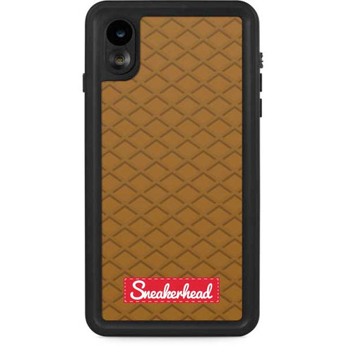 Sneakerhead Gold Pattern iPhone XR Waterproof Case