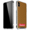 Sneakerhead Gold Pattern iPhone XS Max Clear Case