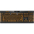 Sneakerhead Gold Pattern K95 RGB PLATINUM Mechanical Gaming Keyboard Skin