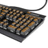 Sneakerhead Gold Pattern K95 RGB PLATINUM Mechanical Gaming Keyboard Skin