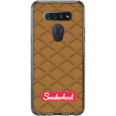 Sneakerhead Gold Pattern LG K51/Q51 Clear Case