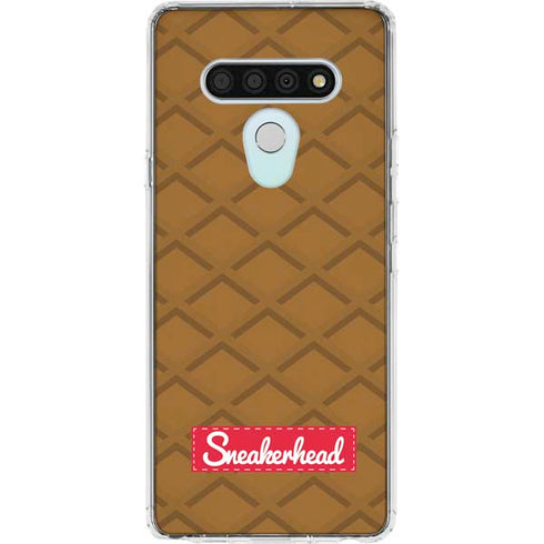 Sneakerhead Gold Pattern LG Stylo 6 Clear Case