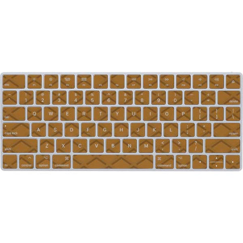 Sneakerhead Gold Pattern Magic Keyboard Skin