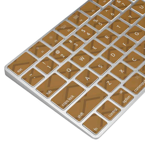Sneakerhead Gold Pattern Magic Keyboard Skin