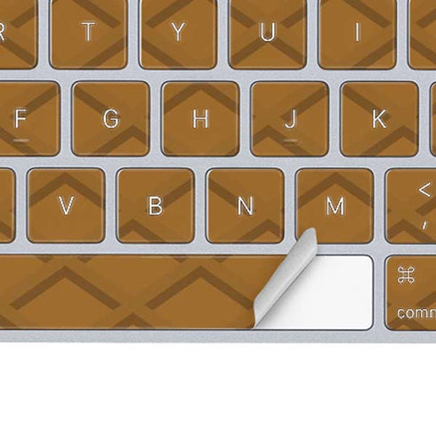 Sneakerhead Gold Pattern Magic Keyboard Skin