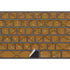 Sneakerhead Gold Pattern Magic Keyboard with Numeric Keypad Skin