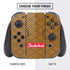Sneakerhead Gold Pattern Nintendo Switch Bundle Skin