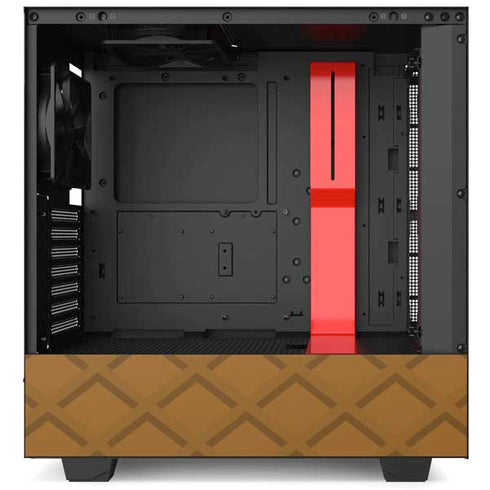 Sneakerhead Gold Pattern NZXT H510 Compact ATX Mid-Tower Case Skin