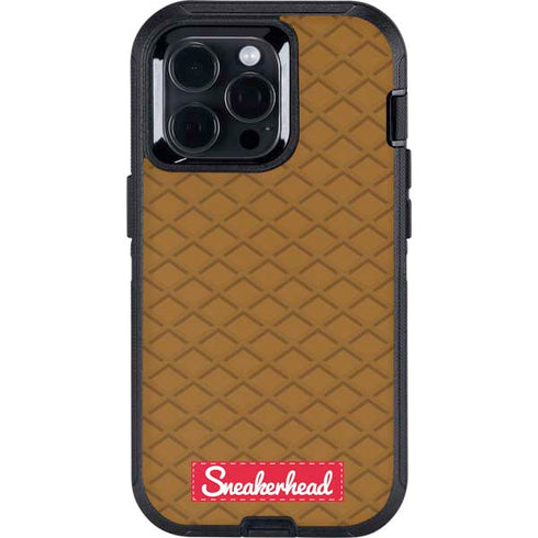 Sneakerhead Gold Pattern Otterbox Defender iPhone Skin