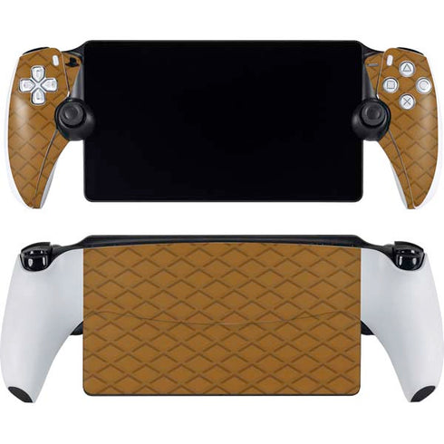 Sneakerhead Gold Pattern PlayStation Portal Remote Player Skin