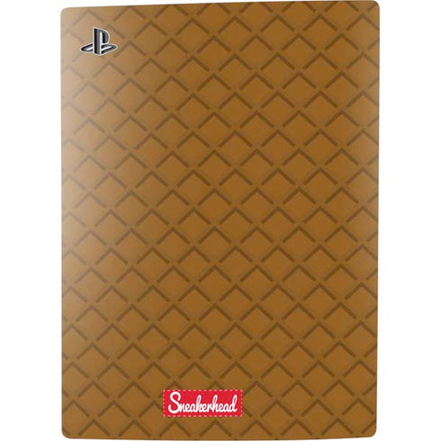 Sneakerhead Gold Pattern PS5 Console Skin
