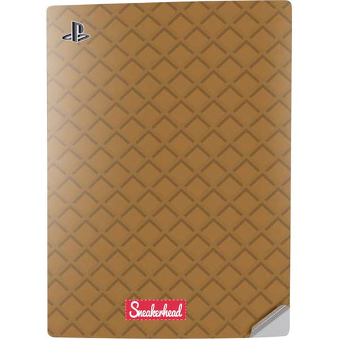 Sneakerhead Gold Pattern PS5 Digital Edition Console Skin