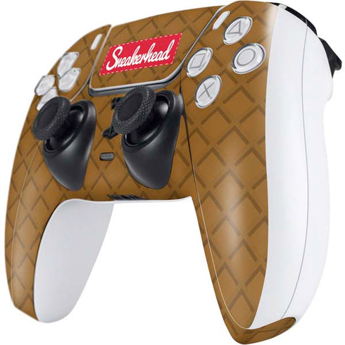 Sneakerhead Gold Pattern PS5 Controller Skin