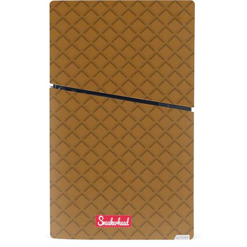 Sneakerhead Gold Pattern PS5 Slim Digital Edition Console Skin