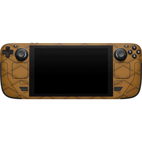 Sneakerhead Gold Pattern Steam Deck Handheld Gaming Computer Skin