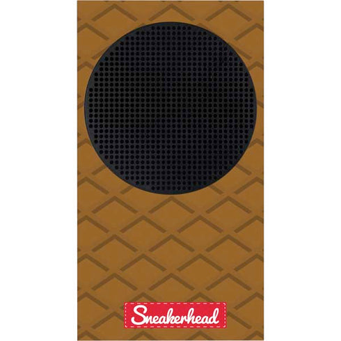 Sneakerhead Gold Pattern Xbox Series S Console Skin