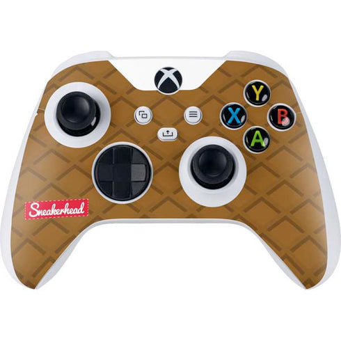 Sneakerhead Gold Pattern Xbox Series S Controller Skin