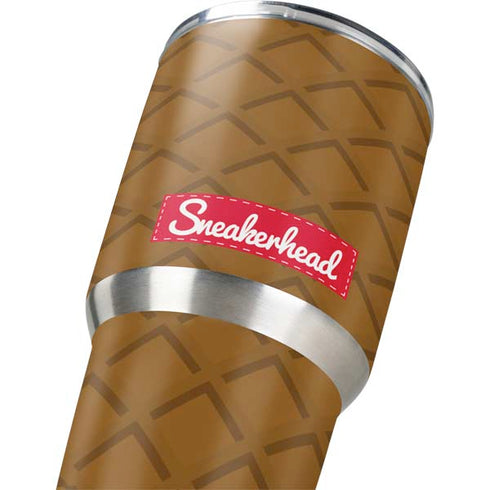 Sneakerhead Gold Pattern Yeti 30oz Rambler Tumbler Skin