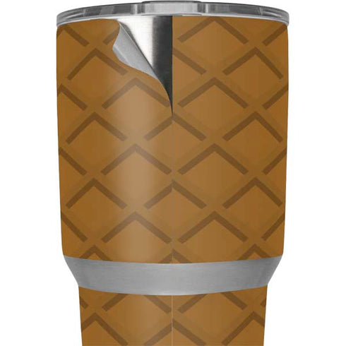 Sneakerhead Gold Pattern Yeti 30oz Rambler Tumbler Skin