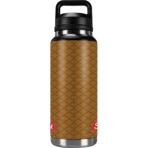 Sneakerhead Gold Pattern YETI Rambler 36oz Bottle Skin