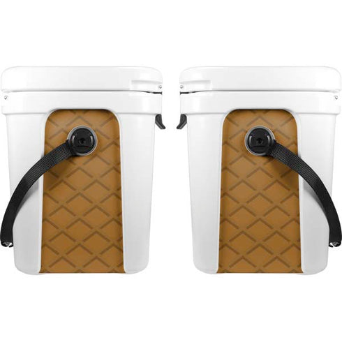 Sneakerhead Gold Pattern YETI Roadie 24 Hard Cooler Skin
