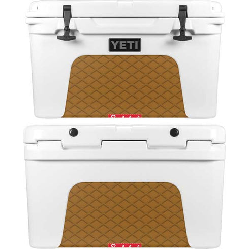 Sneakerhead Gold Pattern YETI Tundra 45 Hard Cooler Skin