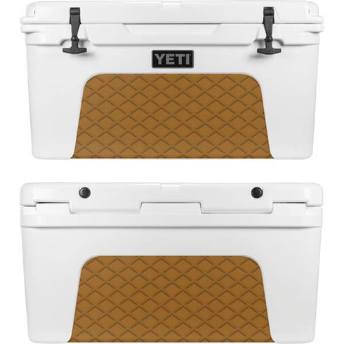 Sneakerhead Gold Pattern YETI Tundra 65 Hard Cooler Skin