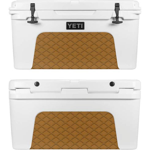 Sneakerhead Gold Pattern YETI Tundra 75 Hard Cooler Skin