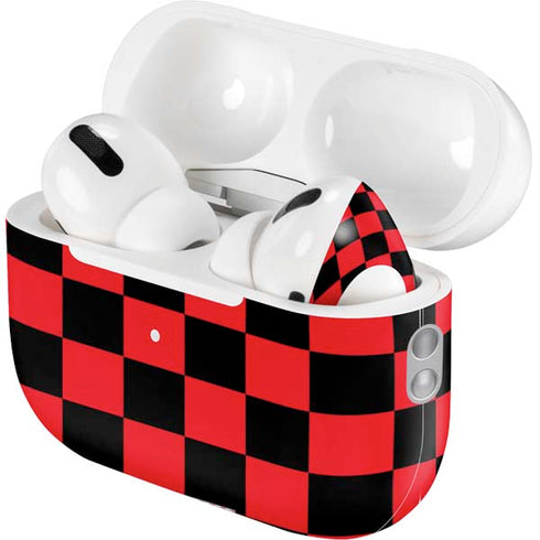 Sneakerhead Red Checkered AirPods Pro 2nd Gen Skin
