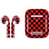 Sneakerhead Red Checkered Apple AirPods 2 Skin