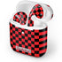 Sneakerhead Red Checkered Apple AirPods 2 Skin