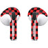 Sneakerhead Red Checkered Apple AirPods (3rd Gen 2021) Skin