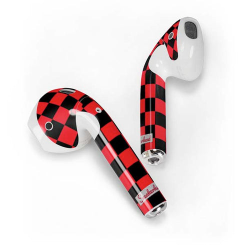 Sneakerhead Red Checkered Apple AirPods Skin