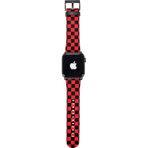 Sneakerhead Red Checkered Apple Watch Band 42-44mm