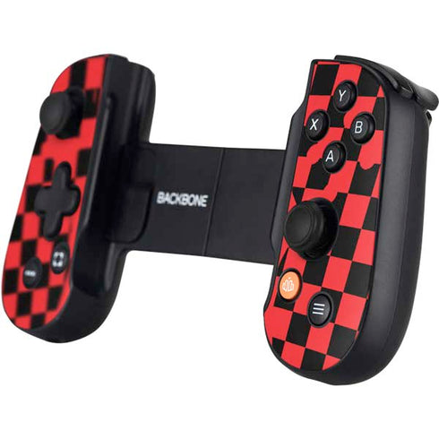 Sneakerhead Red Checkered Backbone One for iPhone Game Controller Skin